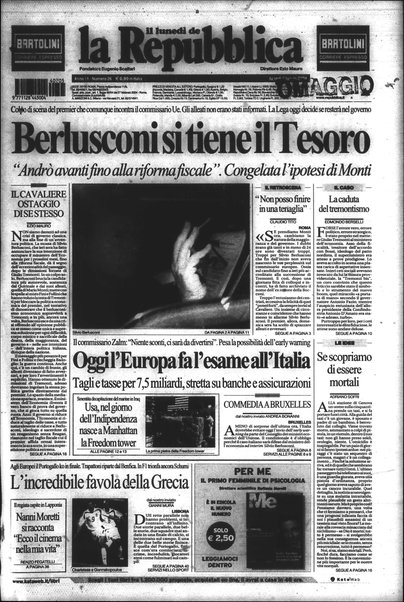 Il lunedì de La repubblica